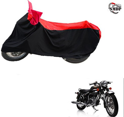 SMDP Two Wheeler Cover for Royal Enfield(Electra, Red, Black)