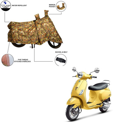 Trader's Stop Two Wheeler Cover for Vespa(Vespa VXL 125, Multicolor)