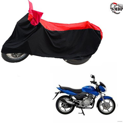 SMDP Two Wheeler Cover for Bajaj(DTS-i, Red, Black)
