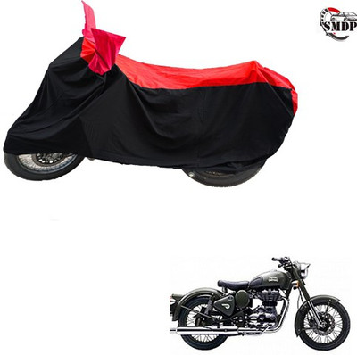 SMDP Two Wheeler Cover for Royal Enfield(Battle Green, Red, Black)