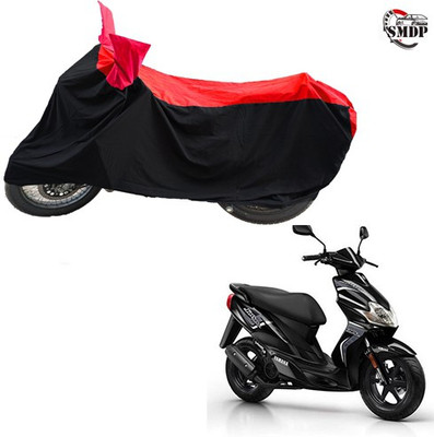 SMDP Two Wheeler Cover for Yamaha(Jog R, Red, Black)