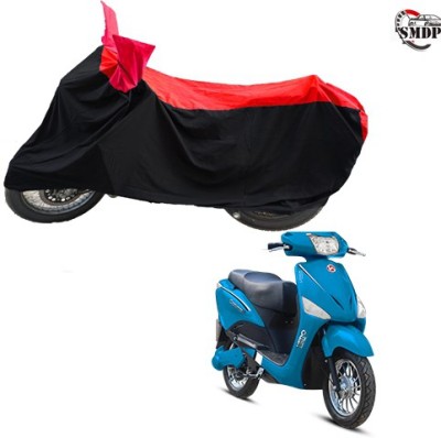 SMDP Two Wheeler Cover for Hero(Electric Optima, Red, Black)