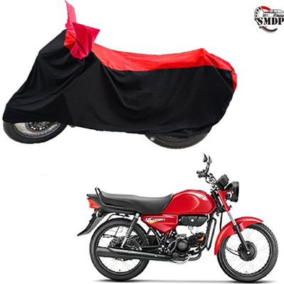 SMDP Two Wheeler Cover for Hero(CD Dawn, Red, Black)