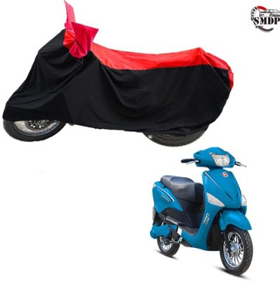 SMDP Two Wheeler Cover for Hero(Electric, Red, Black)