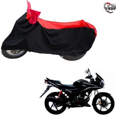 SMDP Two Wheeler Cover for Honda(CBF Stunner, Red, Black)