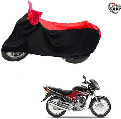 SMDP Two Wheeler Cover for Yamaha(Gladiator, Red, Black)