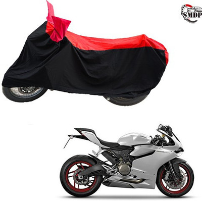 SMDP Two Wheeler Cover for Ducati(899 Panigale, Red, Black)