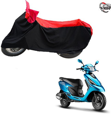 SMDP Two Wheeler Cover for TVS(Zest, Red, Black)