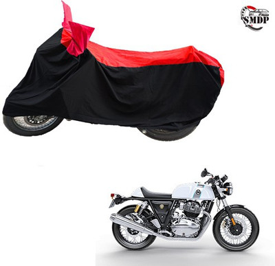 SMDP Two Wheeler Cover for Royal Enfield(Continental GT, Red, Black)