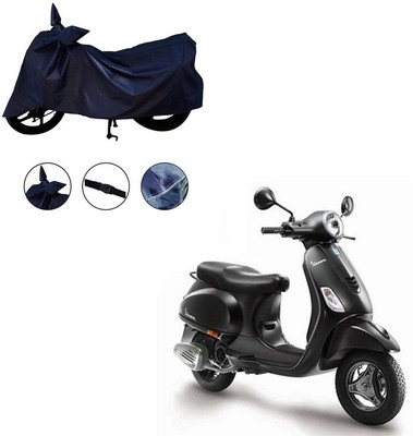 Trader's Stop Two Wheeler Cover for Vespa(Blue)