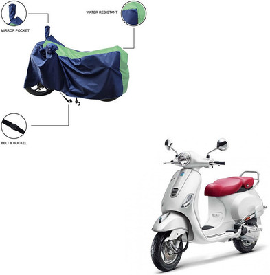Trader's Stop Two Wheeler Cover for Vespa(Elegante 150, Green)