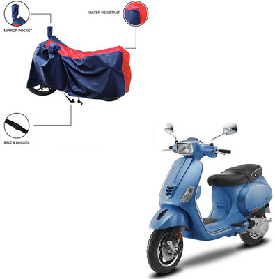 Trader's Stop Two Wheeler Cover for Vespa(Vespa SXL 150, Red)