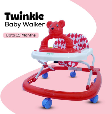 baybee Musical 2-in-1 Walker(Red)