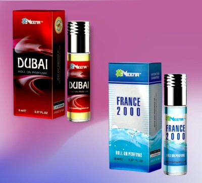 MEENA DUBAI & FRANCE 2000 COMBO(PACK OF 2) Floral Attar(Floral)