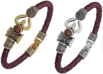 Juneja Enterprises Leather Bracelet(Pack of 2)