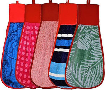 UNFOLD HAPPINESS Cotton 300 GSM Hand Towel Set(Pack of 5)