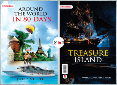Around The World in 80 Days and Treasure Island(Paperback, Verne, Jules, Stevenson, Robert Louis)