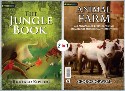 Animal Farm and The Jungle Book(Paperback, Orwell, George, Kipling, Rudyard)
