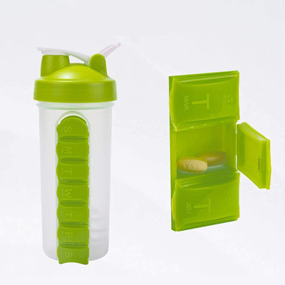 JRS TRADERS 600 ml Plastic Shaker(Pack of 1, Multicolor)