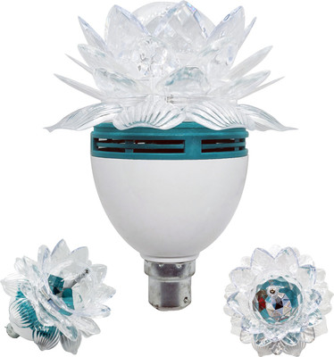 FITUP 5 W Basic Round 2 Pin, Plug & Play LED Bulb(Multicolor)