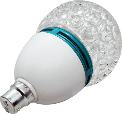 FITUP 5 W Basic Round 2 Pin, Plug & Play LED Bulb(Multicolor)