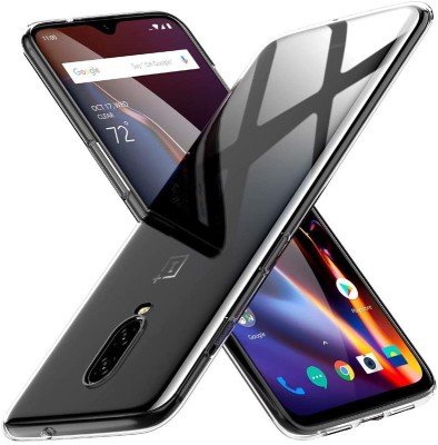 FITSMART Back Cover for OnePlus 6T(Transparent, Shock Proof, Silicon, Pack of: 1)