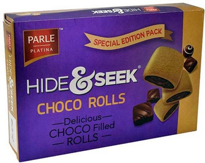 PARLE Hide & Seek Choco Filled Rolls Cream Cracker Biscuit(250 g)
