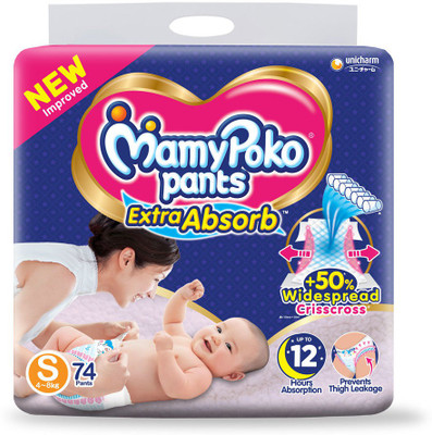 MamyPoko Extra Absorb Pants - S(74 Pieces)
