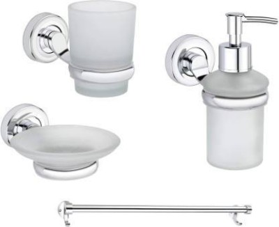 aligarian Steel Bathroom Set(Pack of 4)