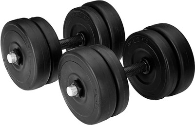 SSDN RSN 2.5kg each x 4 pvc plates with 2 dumbbell rod 10kg Adjustable Dumbbell(10 kg)