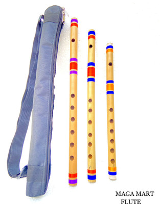 MAGA MART Set of C-Scale, G-Scale & A-Scale Bamboo Flute With Carry Bag Free Bamboo Flute(43 cm)
