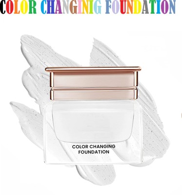 ADJD olor Changing Foundation Water proof Satin Finish  Foundation(WHITE, 25 g)