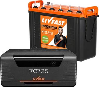 Livfast Maxximo MXTT 2342+FC 725 Tubular Inverter Battery