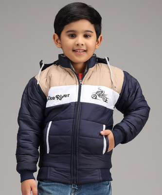 Fit N Fame Full Sleeve Colorblock Boys Jacket