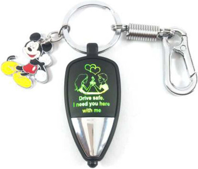 SHOKY LOOKS Multicolor design drive safe with mickey and high quality hanging lock as a Gift for Girl, Boy, Friend Key Chain