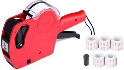 greengrow 8 Digits Price Labeller Printing Rate Printer (MRP Rate Gun) Label Gun with 6000 Label Stickers & 2 Ink Rolls Label Stamping Machine (Semi Automatic) Label Stamping Machine