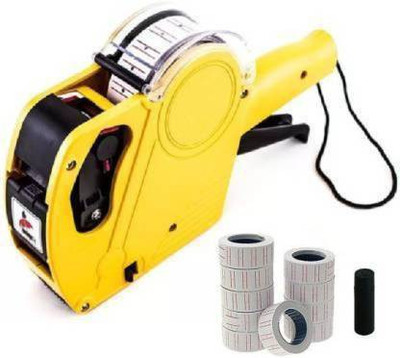 greengrow Price Labeller Printing Rate Printer (MRP Rate Gun) Label Gun 8 Digits with 2 Ink Rolls (Pack of 1) (with Label Roll) Label Stamping Machine Label Stamping Machine(Semi Automatic)