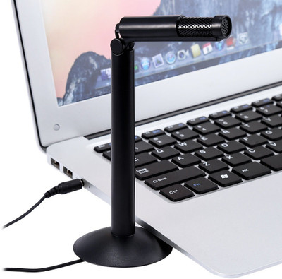play run Computer Microphone, High Sensitivity 3.5mm 360-degree Sound Pickup Condenser Wired Desktop Microphone for Meeting/Chat/Gaming Microphone