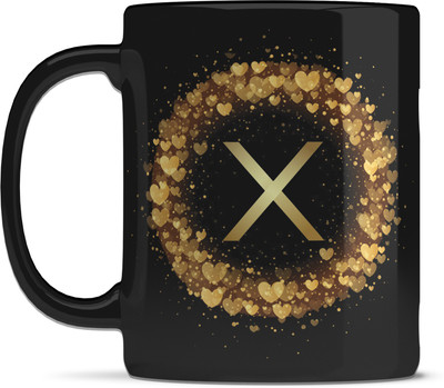 Shieldsmore X alphabet ceramic mug Ceramic Coffee Mug(325 ml)