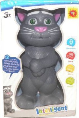 SNM97 Talking Tom Cat Toy For Kids Intelligent Speaking Repeats What You Say_13(Multicolor)