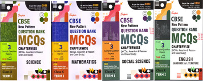 Super CBSE New Pattern Question Bank MCQs Science + Mathematics + Social Science + English Language And Literature Chapterwise ( Including MCQs, Assertion & Reason And Case Study )(Paperback, Superior Publications)