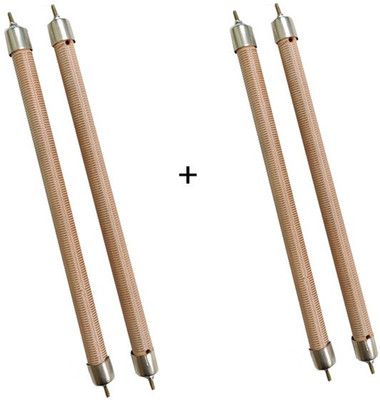 T.S. Electricals Ceramic Rod Pack of 4 || Make in India || Model -- TS-RD-04-001 Quartz Room Heater