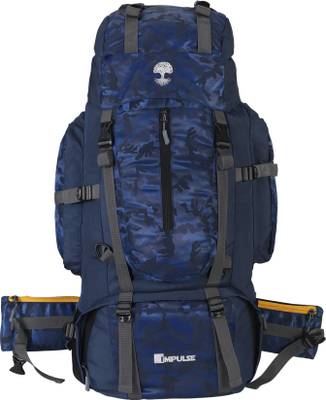 Impulse 65 ltrs blue trekking backpack discount