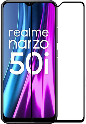 Vastu Art Edge To Edge Tempered Glass for Realme Narzo 50i(Pack of 1)