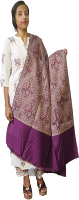 PASHTUSHS Wool Self Design Women, Men Shawl(Multicolor)