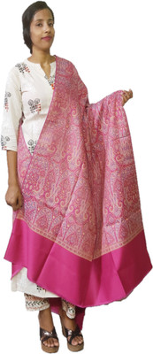 PASHTUSHS Wool Self Design Women, Men Shawl(Multicolor)