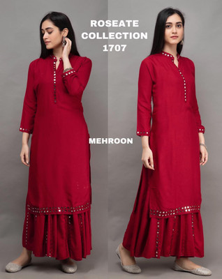 HELWIN DESIGNER Women Kurta Palazzo Set