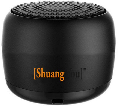 SHUANG YOU 6HS Playtime Wireless Speaker Exceptional Sound Portable 5 W Bluetooth Speaker (Black, Stereo Channel) For Rs. 395 @ 74 %