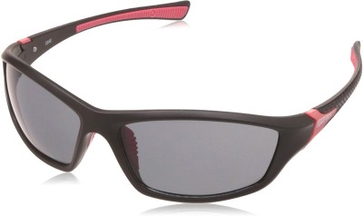 Fastrack Wrap-around Sunglasses(For Men & Women, Black)