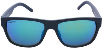 Fastrack Retro Square Sunglasses(For Men & Women, Green)